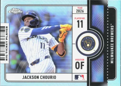 Jackson Chourio 2026 Topps Topps Chrome