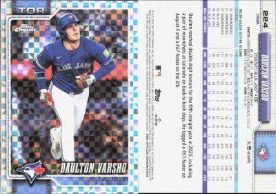 Daulton Varsho — 2026 Topps Topps Chrome X-Fractor