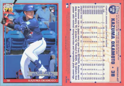 Kazuma Okamoto — 2026 Topps Topps Chrome Refractor
