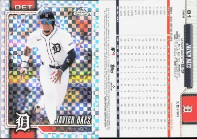 Javier Báez — 2026 Topps Topps Chrome X-Fractor