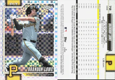 Brandon Lowe — 2026 Topps Topps Chrome X-Fractor