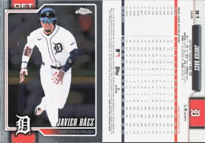 Javier Báez card