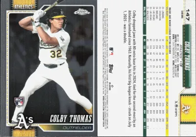 Colby Thomas 2026 Topps Topps Chrome