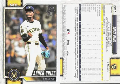 Abner Uribe — 2026 Topps Topps Series 2