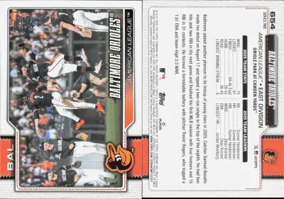 Baltimore Orioles — 2026 Topps Topps Series 2
