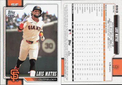 Luis Matos — 2026 Topps Topps Series 2