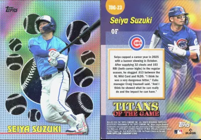 Seiya Suzuki 2026 Topps Topps Series 2