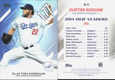 Clayton Kershaw card