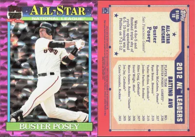 Buster Posey — 2026 Topps Topps Series 2 Pink Holo Foil
