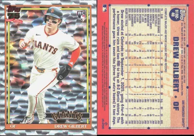 Drew Gilbert — 2026 Topps Topps Series 2 Silver Crackle Foil