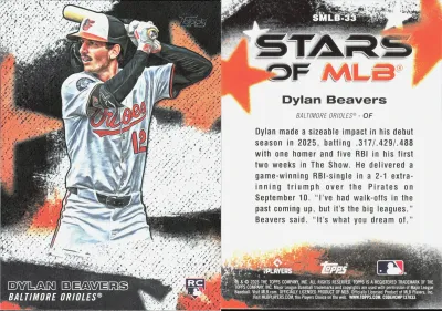 Dylan Beavers card