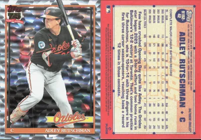 Adley Rutschman — 2026 Topps Topps Series 2 Silver Crackle Foil