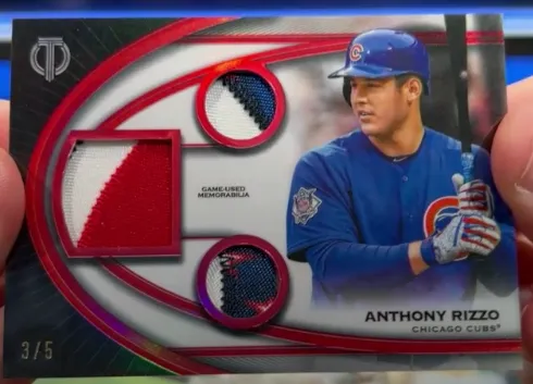 Anthony Rizzo — 2026 Topps Tribute Red