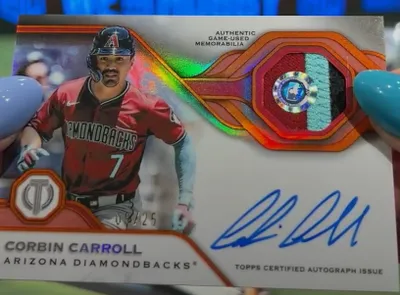 Corbin Carroll — 2026 Topps Topps Tribute Orange