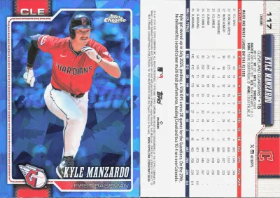 Kyle Manzardo — 2026 Topps Topps Chrome Sapphire Edition