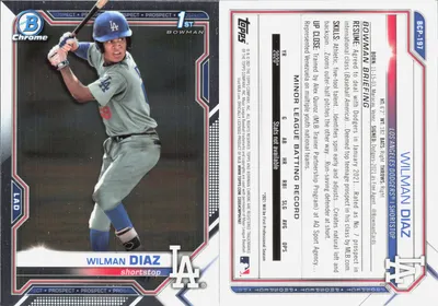 Wilman Diaz — 2021 Topps Bowman Chrome