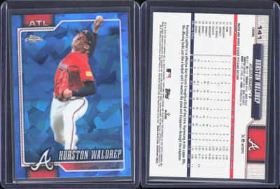 Hurston Waldrep — 2026 Topps Chrome Sapphire Edition