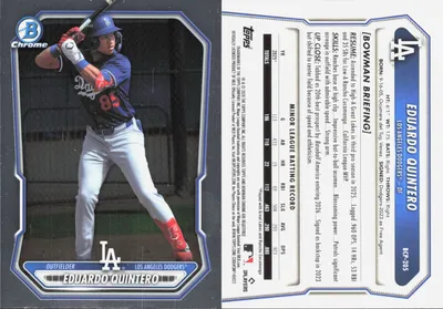 Eduardo Quintero — 2026 Topps Bowman Chrome