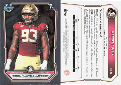 Mandrell Desir — 2026 Topps Bowman
