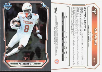 Cam Coleman — 2026 Topps Bowman