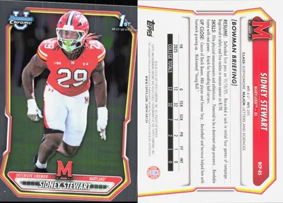 Sidney Stewart — 2026 Topps Bowman