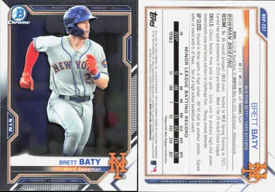Brett Baty — 2021 Topps Bowman Chrome