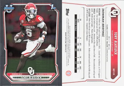 Tory Blaylock — 2026 Topps Bowman