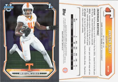 Braylon Staley — 2026 Topps Bowman