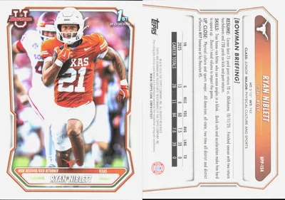 Ryan Niblett — 2026 Topps Bowman