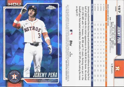 Jeremy Peña — 2026 Topps Topps Chrome Sapphire Edition