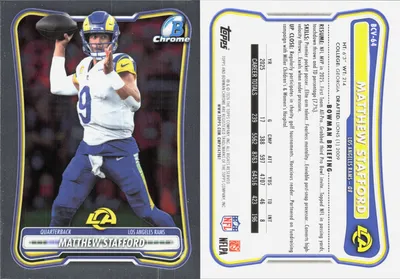 Matthew Stafford 2026 Topps Bowman