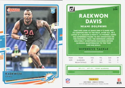 Raekwon Davis — 2020 Panini Donruss