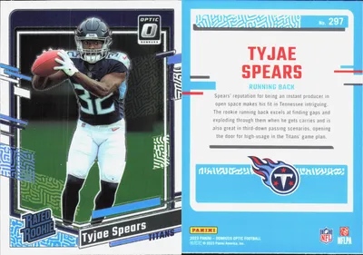 Tyjae Spears 2023 Panini Donruss Optic