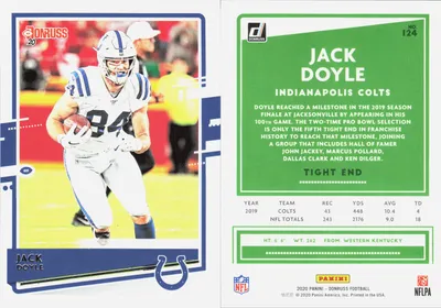 Jack Doyle — 2020 Panini Donruss