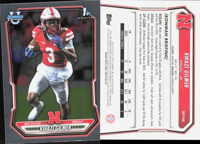 Kwazi Gilmer — 2026 Topps Bowman