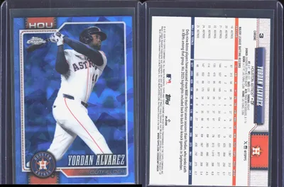 Yordan Alvarez 2026 Topps Topps Chrome Sapphire Edition