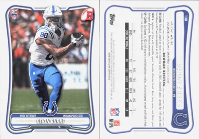 Deion Burks card
