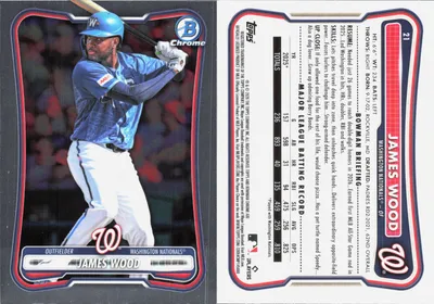 James Wood 2026 Topps Bowman Chrome