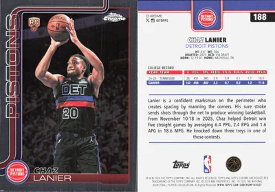 Chaz Lanier — 2025 Topps Chrome