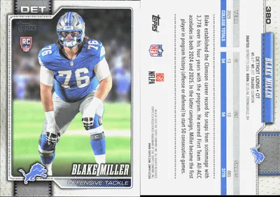 Blake Miller — 2026 Topps Flagship