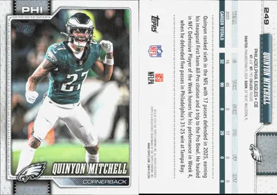 Quinyon Mitchell card