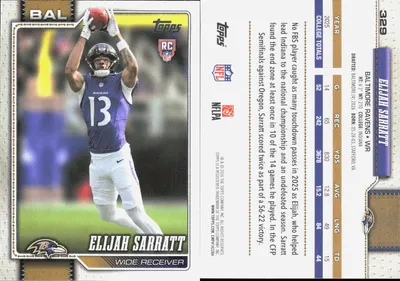 Elijah Sarratt — 2026 Topps Flagship
