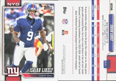 Isaiah Likely 2026 Topps Flagship