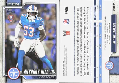Anthony Hill Jr. — 2026 Topps Flagship