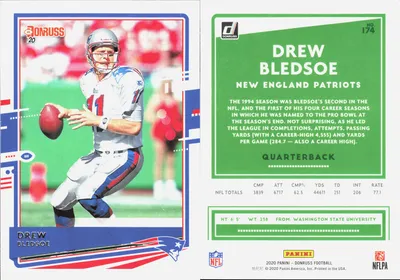 Drew Bledsoe 2020 Panini Donruss