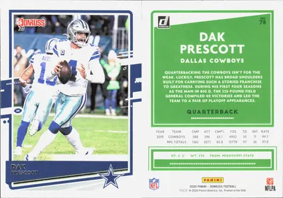 Dak Prescott 2020 Panini Donruss