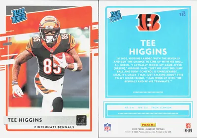 Tee Higgins 2020 Panini Donruss