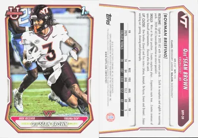 Que'Sean Brown — 2026 Topps Bowman U