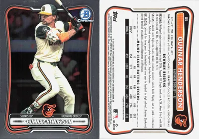Gunnar Henderson 2026 Topps Bowman Chrome