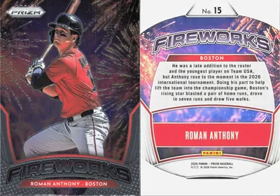 Roman Anthony 2026 Panini Prizm